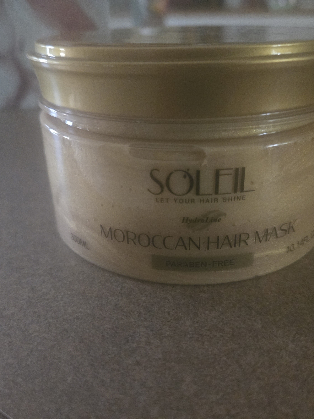 SOLEIL Moroccan Hair Mask - Gold Jar
